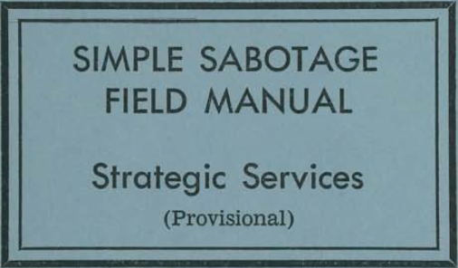 Office of Strategic Services' Simple Sabotage Field Manual